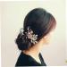 Housoutil Flower Hair Accessories Jeweled Hair Combs Crystal Hair Comb Pearl Hair Comb Wedding Rhinestone Hair Comb Crystal Hair Accessories Bridal Headpiece Pink Rhinestones Bride Veil - Buy Online on GoSupps.com