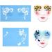 DIY Face Paint Makeup Stencil - Flower & Butterfly Body Coloring Tool for Parties Halloween & Kids' Makeup - Buy Online on GoSupps.com