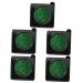 FRCOLOR 5pcs Glitter Eyeshadow Palette glitter eye shadow green glitter eyeshadow green eyeshadow Green Pearlescent Monochrome Eyeshadow glitter eyeliner eyeshadow sparkle shimmer plastic