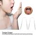 Stainless Steel Tongue Scraper - U Shaped Design for Bad Breath Removal & Oral Health - Buy Online on GoSupps.com