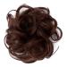 Notdark Easy to wear hair tie hairpiece hair for bun elastic band updos hairband (J)