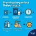 Tetley Extra Strong Black Tea | Rich Full-Bodied Refreshing & Delicious | Easy to Brew | Full-Bold Flavoured Vibrant | Anytime Anywhere - Pack of 1 X 75 Teabags Tetley Extra Strong Pack of 1 - Buy Online on GoSupps.com