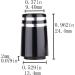 Golf Builder 10pcs .370 Ferrules for Taper Tip Iron Wedge - Double Rings - Buy Online on GoSupps.com