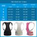 Thoracic Back Brace Posture Corrector - Magnetic Support for Neck Shoulder Upper and Lower Back Pain Relief - Fully Adjustable Belt - Black Large - Buy Online on GoSupps.com