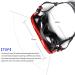 Panoramic HD Snorkel Diving Mask | Anti-Fog Scuba Goggles for Adults & Youth - A-Black Red - Buy Online on GoSupps.com