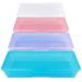 Beauticom Personal Box Storage Case for Professional Manicurist Nails Pedicure (Large Size) (4 Pieces Mix Color, Mix Color: Pink, Blue, Frosted, Purple)