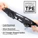 Quadtrek All Terrain Traction Cleats - Anti Skid Ice Claw Grip Crampons for Snow Hiking, Trekking, and Mud - Black Medium (7-9.5 Men/8-11 Women) - Buy Online on GoSupps.com