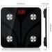 Smart Bluetooth Body Fat Scale - Digital Weight Bathroom Scale for Accurate Health Monitoring - Sync with Fitness App - 400lb Capacity - Black - Buy Online on GoSupps.com