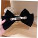 minkissy 1pc Hairpin Bow Hair Clips Grosgrain Hair Bow Wedding Headpieces Big Hair Bow Clip Bow Knot Barrettes Hair Accessories for Women Wedding Fabric Pearl Small and Fresh Girl 17.5X11.5X2.5CM Black - Buy Online on GoSupps.com