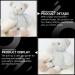 Warmhm Bear Doll & Sloth Plush Toy - Soothing Blanket for Baby Beds | Earth Color Cartoon Comfort | Soft PP Cotton Crib Toy - Buy Online on GoSupps.com