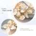 Catery Gold Bridal Hair Comb with Champagne Rhinestones Wedding Headpiece for Women and Girls - Buy Online on GoSupps.com