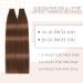 YDDM Tape In Extensions - 20 Pcs 14 Chocolate Brown & Dark Red Ombre Real Hair Extensions (4/4/33#) - Premium Quality Tape Extensions - Buy Online on GoSupps.com