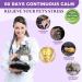 Calming Cat Collar for Anxiety Relief | Adjustable, Waterproof, Safe Pheromone Anti-Anxiety Treatment | Natural Calm for Kitten, Medium, Large Cats | Purple (2 Pack) - Buy Online on GoSupps.com