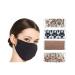 riou 5 Pieces Cotton Face Mask Washable Breathable Dustproof Fabric Mouth and Nose Protection Scarf for Women Men