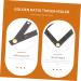 Angoily 5 pcs Mean Measure Three-point Steel Stencils Metal Generation Golden Tools Stainless Gadgets 25x5x0.6cmx5pcs Blackx5pcs - Buy Online on GoSupps.com
