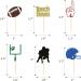 Festicreamy Super Bowl Football Cupcake Toppers - Perfect Football Party Decorations - Buy Online on GoSupps.com