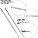 4Pcs Double Ended Cuticle Pusher & Scraper Set for Fingernails and Toenails - Buy Online on GoSupps.com