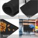 TORASO 2 Pack Silicone Waterproof Pet Feeding Mats (18x12) - Non Slip, Easy Clean, Prevents Food and Water Overflow - Dog & Cat Placemat - Black (2 pcs) - Buy Online on GoSupps.com