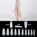 Ballerina Nails Long False Nails Coffin Fake Nails Full Cover Length 100 Pieces Artificial Fingernails Tip with Case for Nail Salons and DIY Nail Art 10 Sizes (Natural) - Buy Online on GoSupps.com