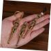 STOBAZA 3pcs Brass Ear Pick Auto Tools Ears Cleaner Keychain Set - Buy Online on GoSupps.com