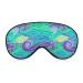 Light-Blocking Sleep Mask Blue Japanese Wave Ocean Eye Masks for Women Sleeping Mask Comfortable and Soft Blindfold Eye Cover with Adjustable Strap for Men Color-2
