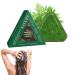 Teegxddy 1 piece Nature triangular shampoo bar plantbased solid shampoo bar gentle cleansing and nourishing care for women and men strengthens smooth hair