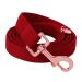 Dogwong dog leash red pet leash for girls or boys comfortable adjustable dog leash for small medium-sized dogs X-Small (Pack of 1) Christmas red dog leash