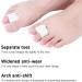 Curved Toe Separators Bunion Corrector - Pain Relief & Callus Reduction for Overlapping Toes - Washable - Buy Online on GoSupps.com