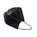 Black Face Mask 50pcs Disposable Masks Breathable 3 Layer Dust Filter Masks Mouth Cover for Adult Men & Women