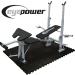 Buy EYEPOWER 4-Pack 1cm Floor Protection Mats - 63x63 Fitness Mat 1.6qm - Durable Edge-Protective Mats for Home Gym - Buy Online on GoSupps.com