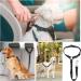 Dog Car Seat Belt - Adjustable & Safe Pet Safety Belt for All Breeds Elastic Design for Back Seat Universal Fit - Black - Buy Online on GoSupps.com