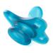 Chicco Physioform Pacifier Set - Silicone 2-6 Months & Rubber 0-2 Months | Supports Healthy Mouth Development | Light Blue (2 Pieces) - Buy Online on GoSupps.com