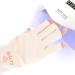 Exceart UV Nail Lamp Gloves - Cotton Finger Gloves for Women Manicure | UV Protection Hand Gloves in Flesh Color - Buy Online on GoSupps.com