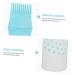 3-Pack Hair Oil Applicator Bottles | Root Applicator & Hair Coloring Brush | Blue 17x4.5cm - Buy Online on GoSupps.com