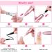 Folai Pink Electrical Nail Drill - USB Type Sand Bands for Nail Removal & Professional Manicure/Pedicure Tools for Home Salon - Buy Online on GoSupps.com