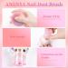 ANGNYA Nail Dust Brush - Soft Round Nail Art Duster with Acrylic Handle | Fluffy Powder Remover Brush for Manicure & Pedicure - International Shipping Available - Buy Online on GoSupps.com
