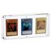 Auveach 1 Pack 35PT Acrylic TCG Triple Cards Frames One-Touch-Open Magnetic Card Display Clear Card Stands Transparent Card Stands (Triple 1 Pack 20mm)