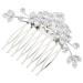 FRCOLOR Bride Wedding Hair Comb Flower Side Comb