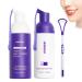 IJHYGD 2 PCS His Smile Lila toothpaste White teeth v34 Purple Teeth Whitening Tooth paste purple toothpaste white teeth v34 his smile tooth lighting Color corrector serum with tongue