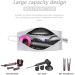  Dy Travel Bag for Dyson Airwrap Styler Complete LongSupersonic Hairdryer & Accessories Organizer PU Leather Waterproof Silver silver - Buy Online on GoSupps.com