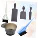 MAGICLULU 2 Sets Hair Coloring Kit Hair Dyeing Brush Blue Hair Accessories Wedding Hair Dye Kit Hair Dye Mixing Bowl Hair Coloring Bowl Ear Hair Clip DIY Dye Hair Tool Kit Thicken Mold Bowl - Buy Online on GoSupps.com