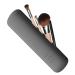 Fvion travel make-up brush holder cosmetics organizer made of silicone portable travel make-up brush pocket travel make-up brush holder (brown) gray
