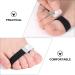 Bunion Corrector & Toe Separator Guard - Elastic Black Feet Wrap for Bunion Relief - 4x1.3cm - Buy Online on GoSupps.com