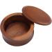 Wooden Shaving Brush Bowl - Non-Stick Soap Dish for Men | Portable Cleaning Tool for Perfect Shaves - Buy Online on GoSupps.com