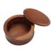 Liebewh shaving brush bowl made of wood wooden razor cup for men wooden razor shell non -liable shaving cup soap cup with lid