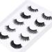 False Eyelashes 3D Faux Mink Fake Eyelashes Handmade by FADVAN Dramatic Thick Crossed Cluster False Eyelashes (5 Pairs) - Buy Online on GoSupps.com