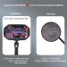 BriskMore Bar End Bike Mirrors for Mountain Bikes - 1 Pair, High-Definition Convex Glass, Scratch Resistant, Safe Rearview - Silver Lens - E-Bike Handlebars - Buy Online on GoSupps.com