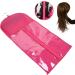 ZJchao Wig Pockets Storage - Dust-Proof Hair Extensions Carrier with Zipper | Rose Red - Buy Online on GoSupps.com