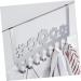 Yardenfun 1pc Door Hook Punch Row Hook Clothes Rack Decorative Coat Hook Towel Hooks Hat Stainless Steel - Buy Online on GoSupps.com