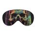 Sleep Eye Masks Skull Art Sleep Eye Mask & Blindfold with Elastic Strap/Headband for Women Men Sleep Travel Nap